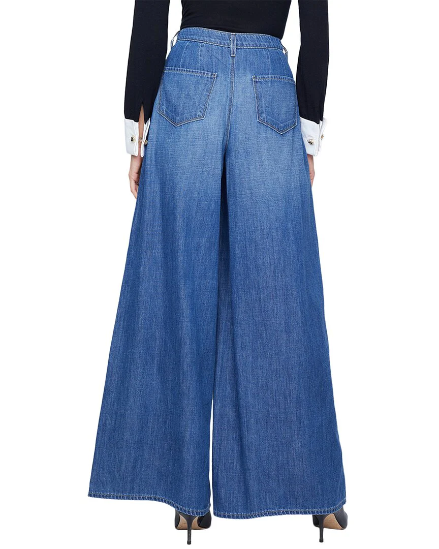 L'AGENCE Lanae High-Rise Super Wide Leg Pant