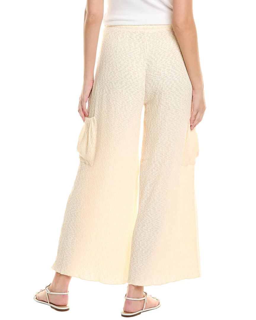 Project Social T Never Better Textured Wide Leg Pant