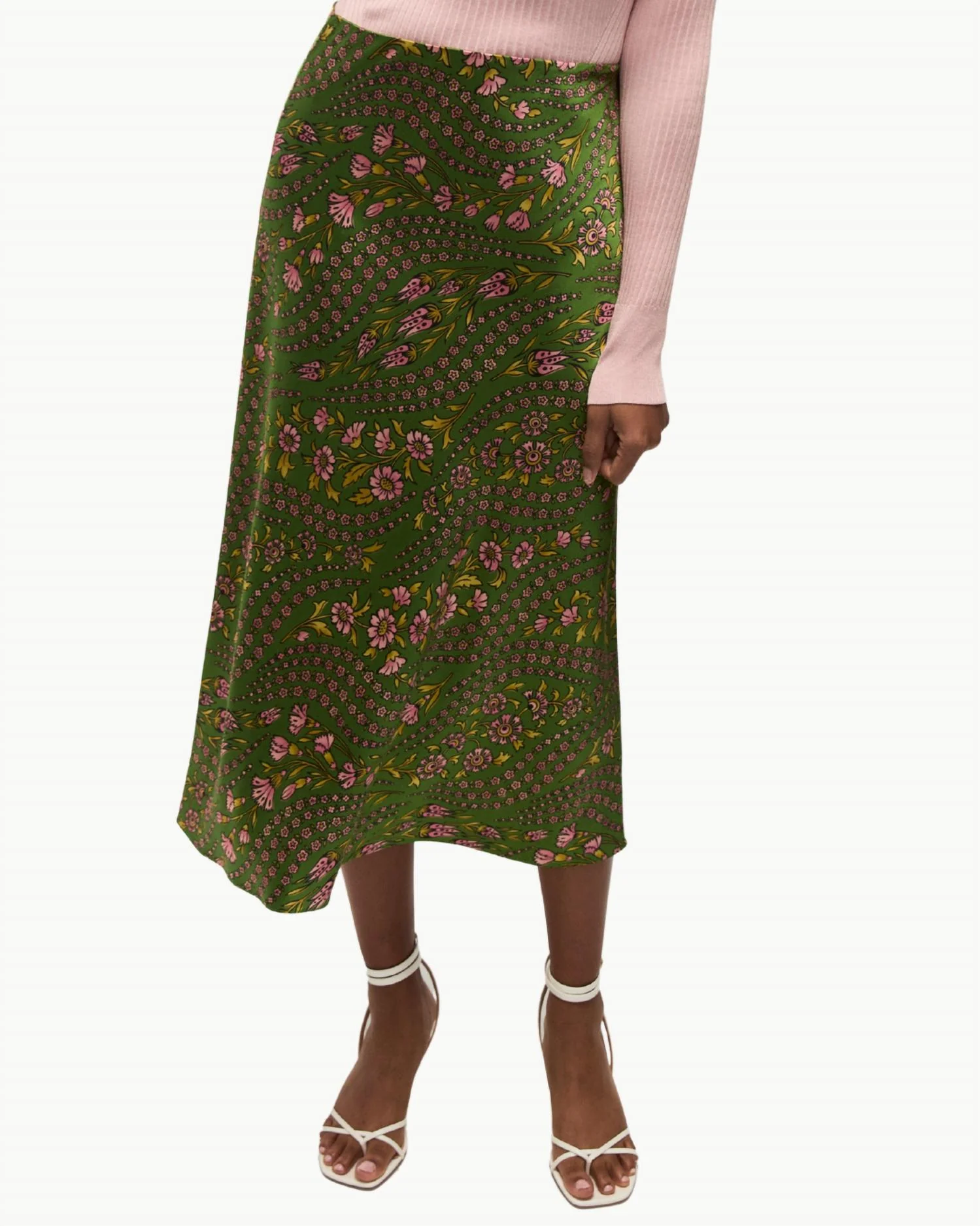 Clover Skirt In Lemongrass Multi