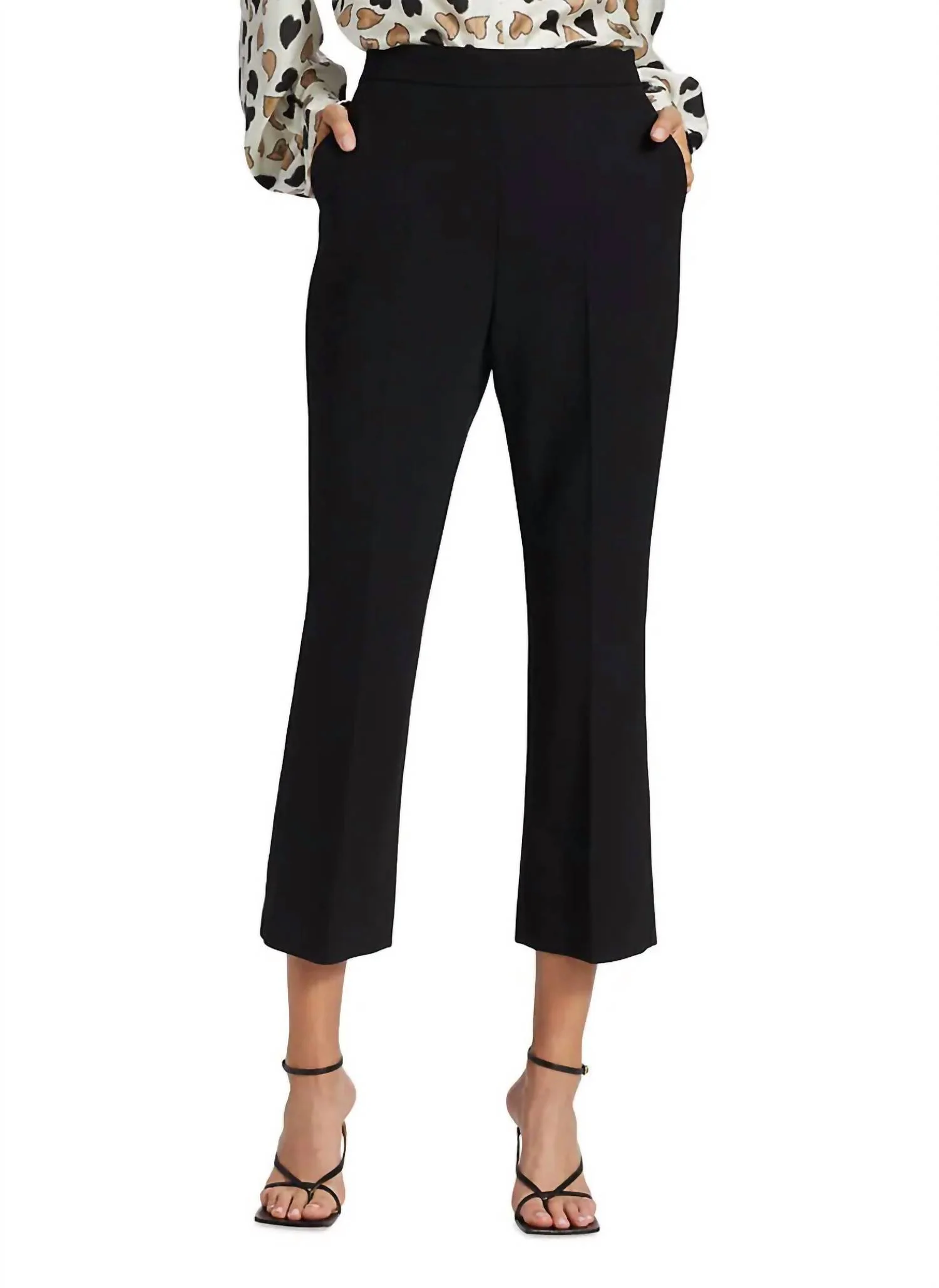 Nepeta Doppia Crepe Pant In Black