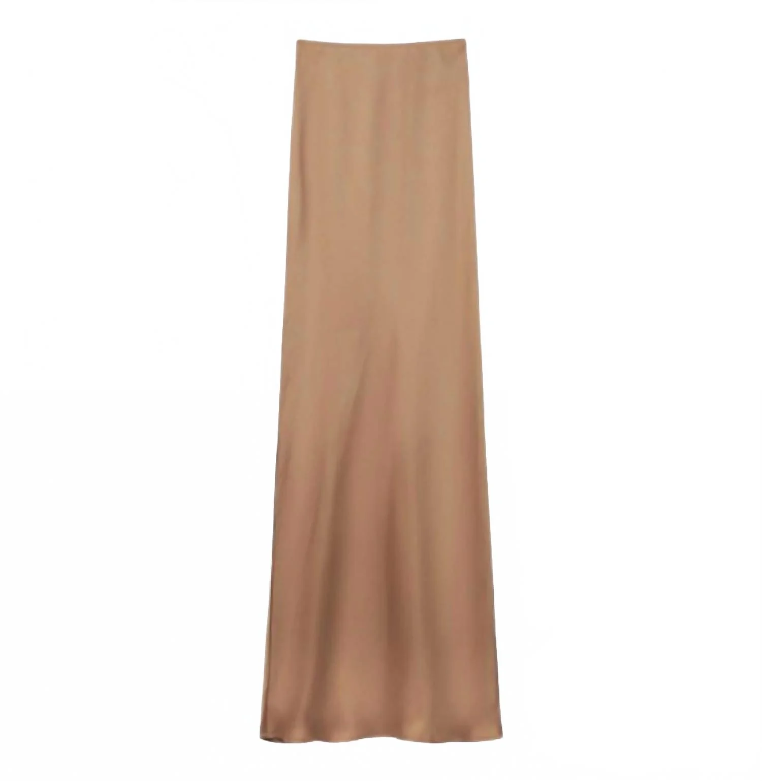 Maxi Slip Skirt In Desert Sand