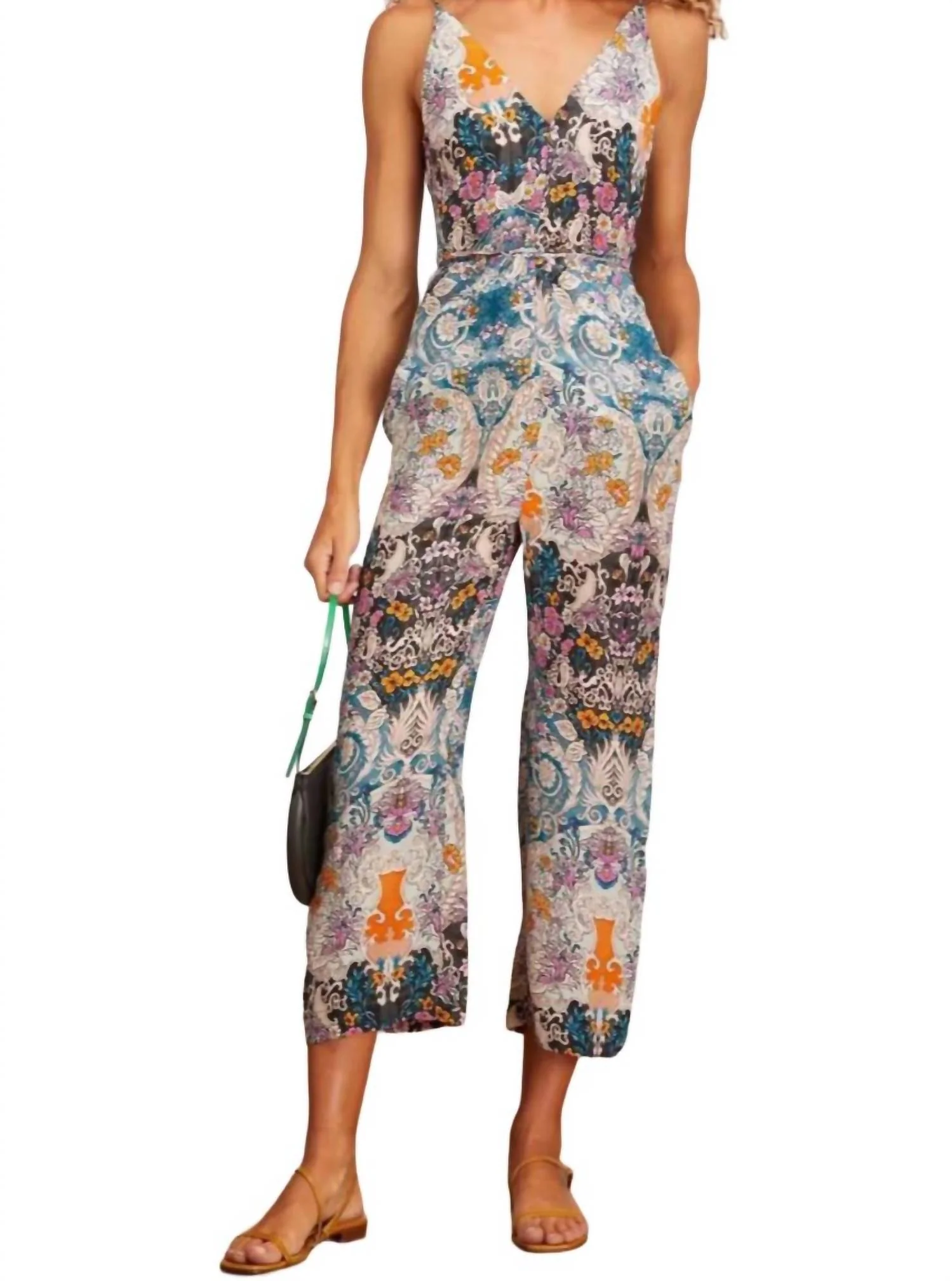 Besalu Agnes Jumpsuit In Mix 2 Multi