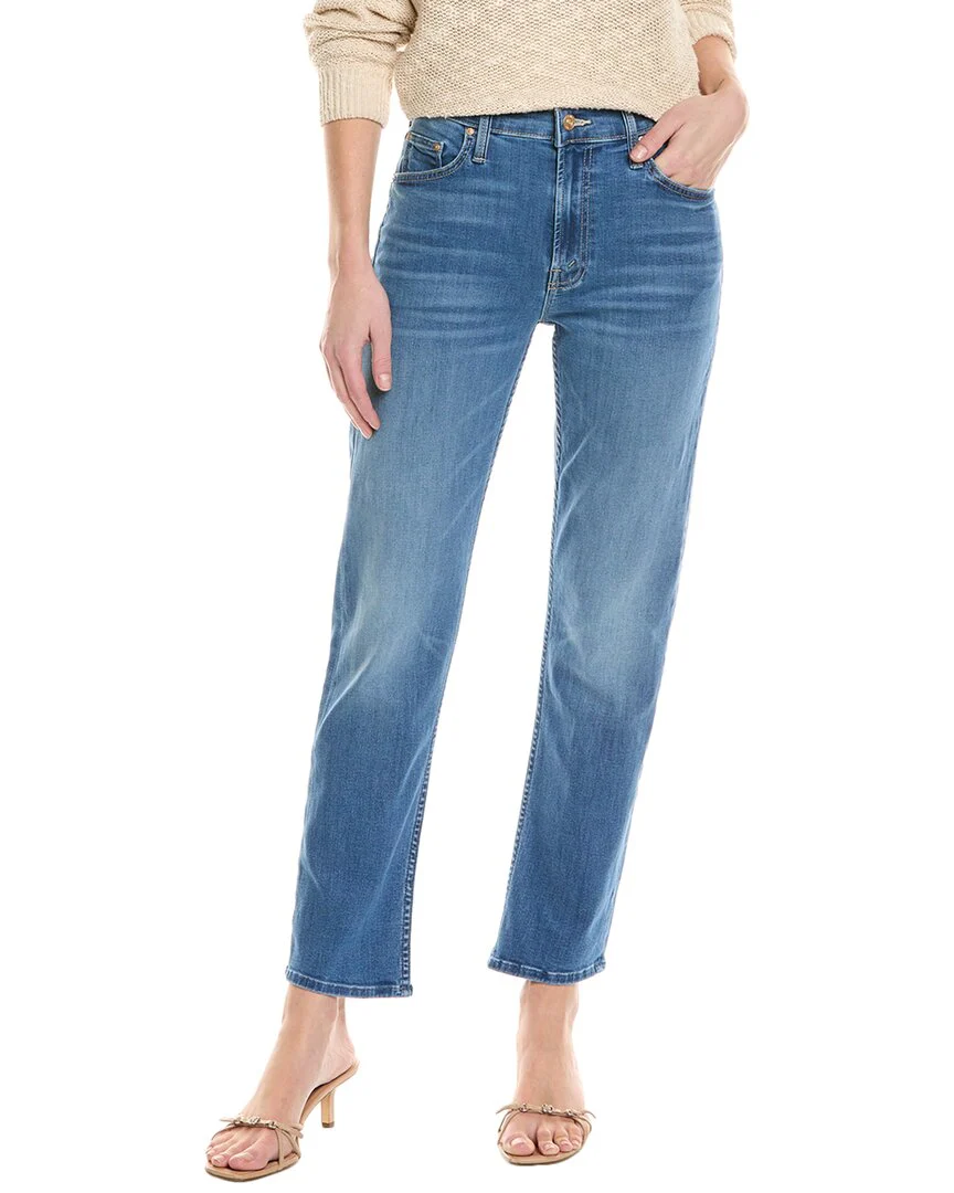 MOTHER The Mid-Rise Rider Ankle Lhasa Love Crop Jean