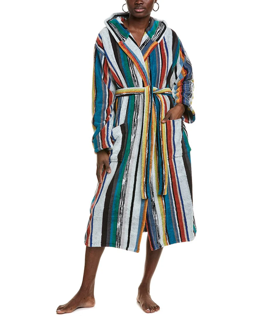 Missoni Home Wooden Accappatoio Cappuccio Mod Bathrobe