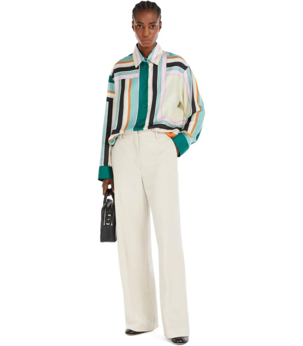 Angola Sabbia Wide Leg Pants