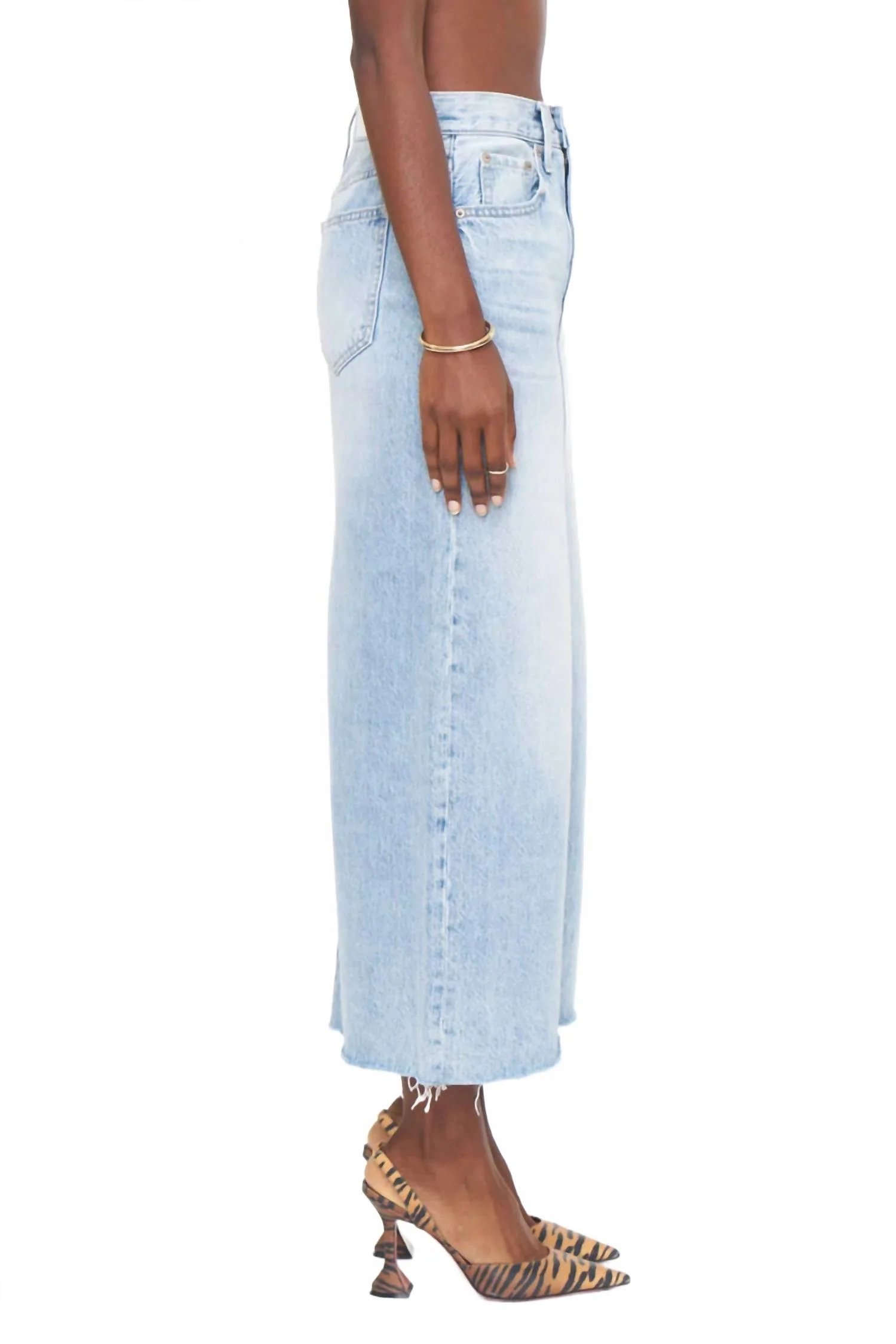 Alice Denim Skirt In Brooklyn
