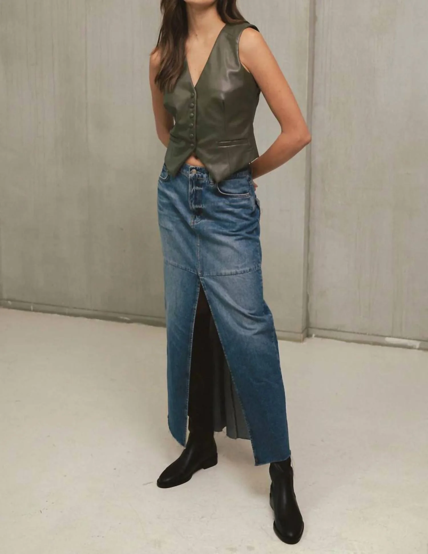 Danielle Denim Skirt