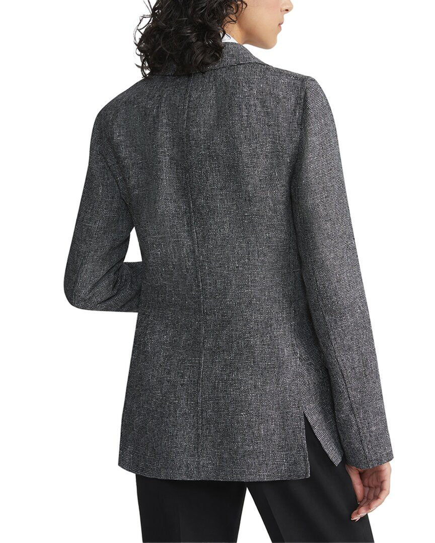 Lafayette 148 New York Three Pocket Linen Blazer