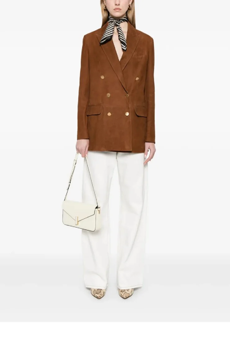 Double-Breasted Tailored Blazer