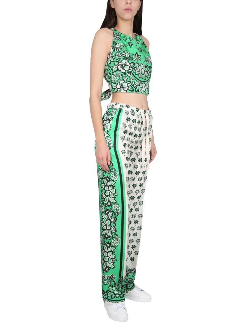 Bandanda Print Pants