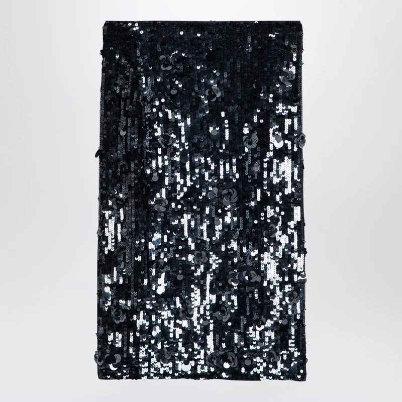 P.A.R.O.S.H. Women's  Midi Skirt With Micro Sequins