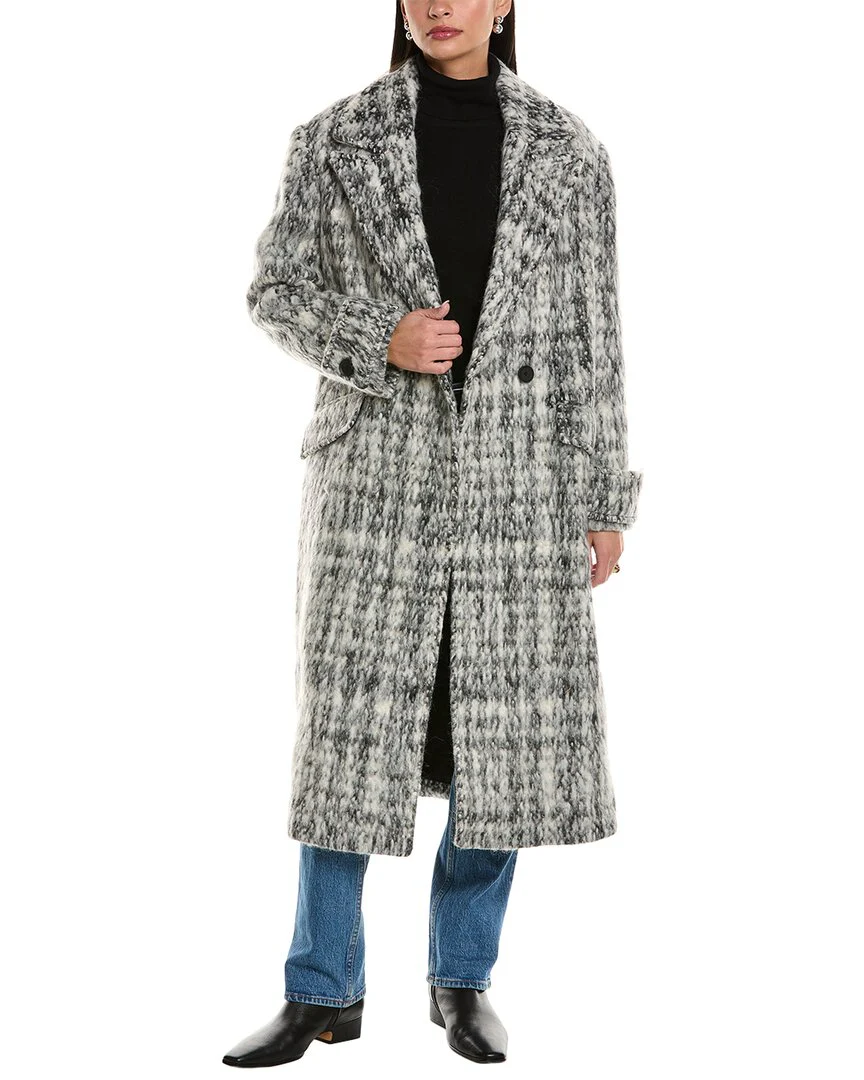 AllSaints Mabel X Wool-Blend Coat