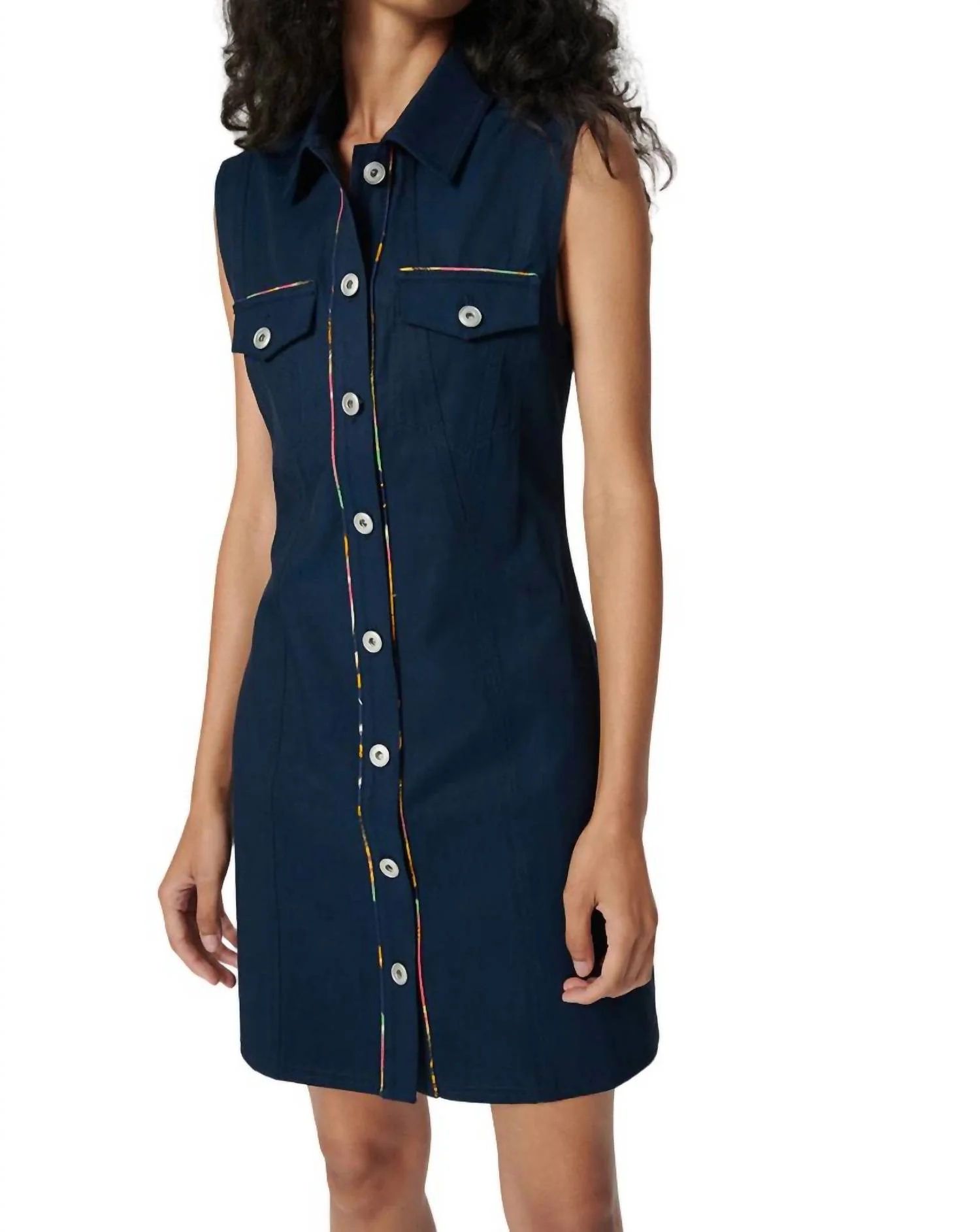 Mint Mini Dress In Pachamama Deep Blue