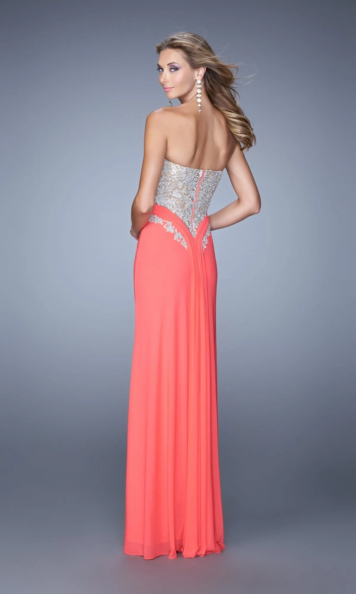 Long Formal La Femme Dress 21256