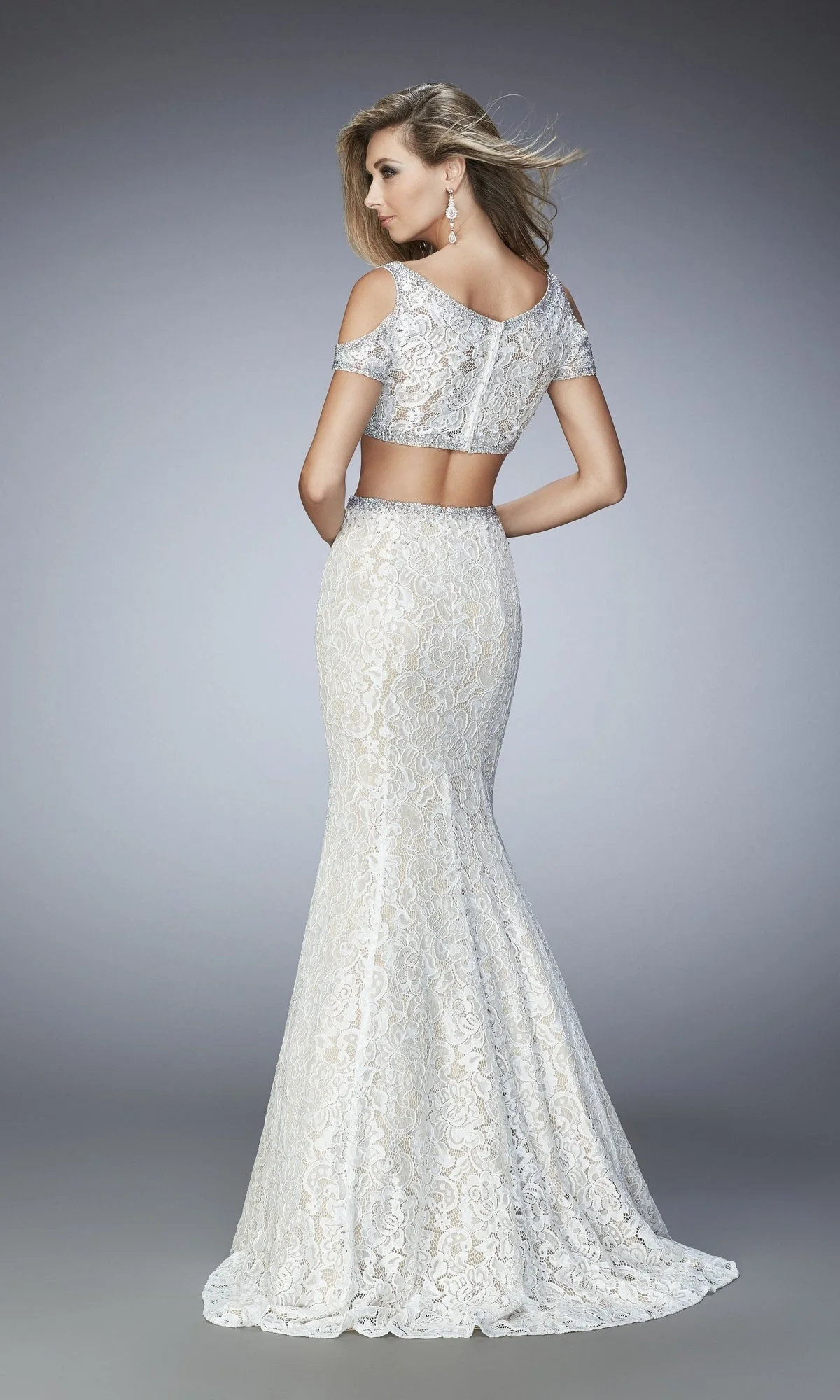 Long Formal La Femme Dress 22339