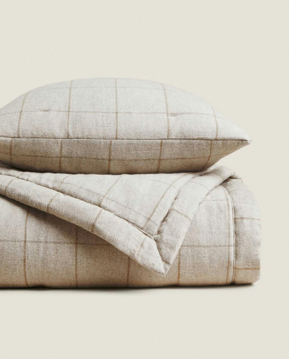 CHECK FLANNEL QUILT
