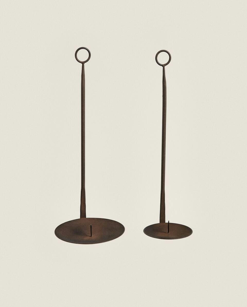 IRON HANGING CANDLEHOLDER