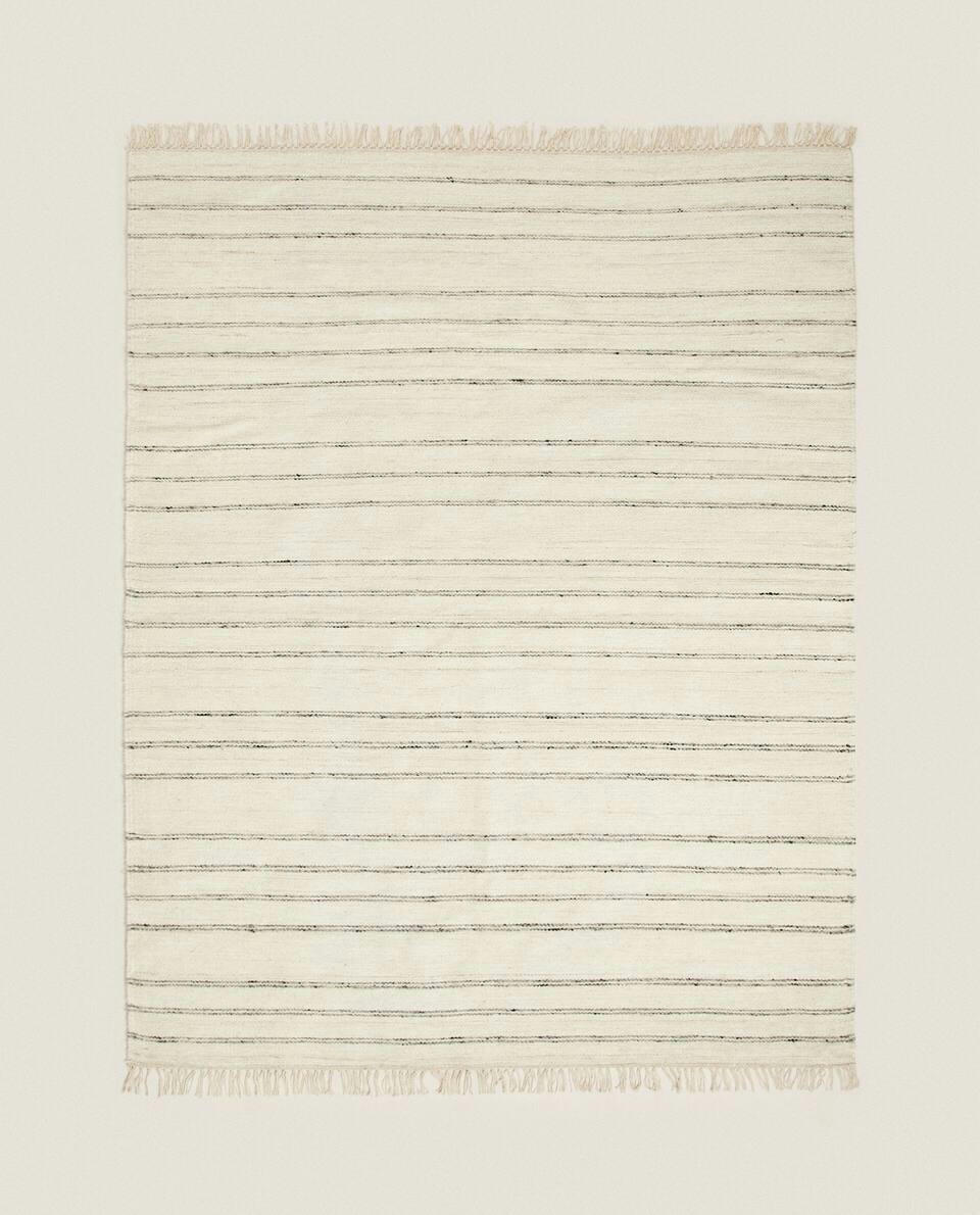 STRIPED WOOL RUG