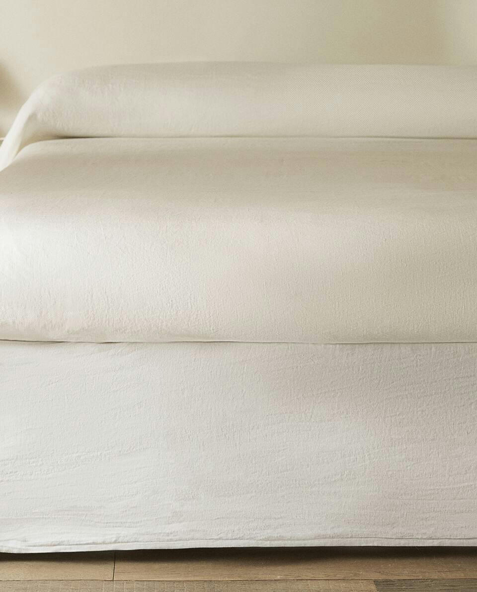 FADED LINEN VALANCE SHEET