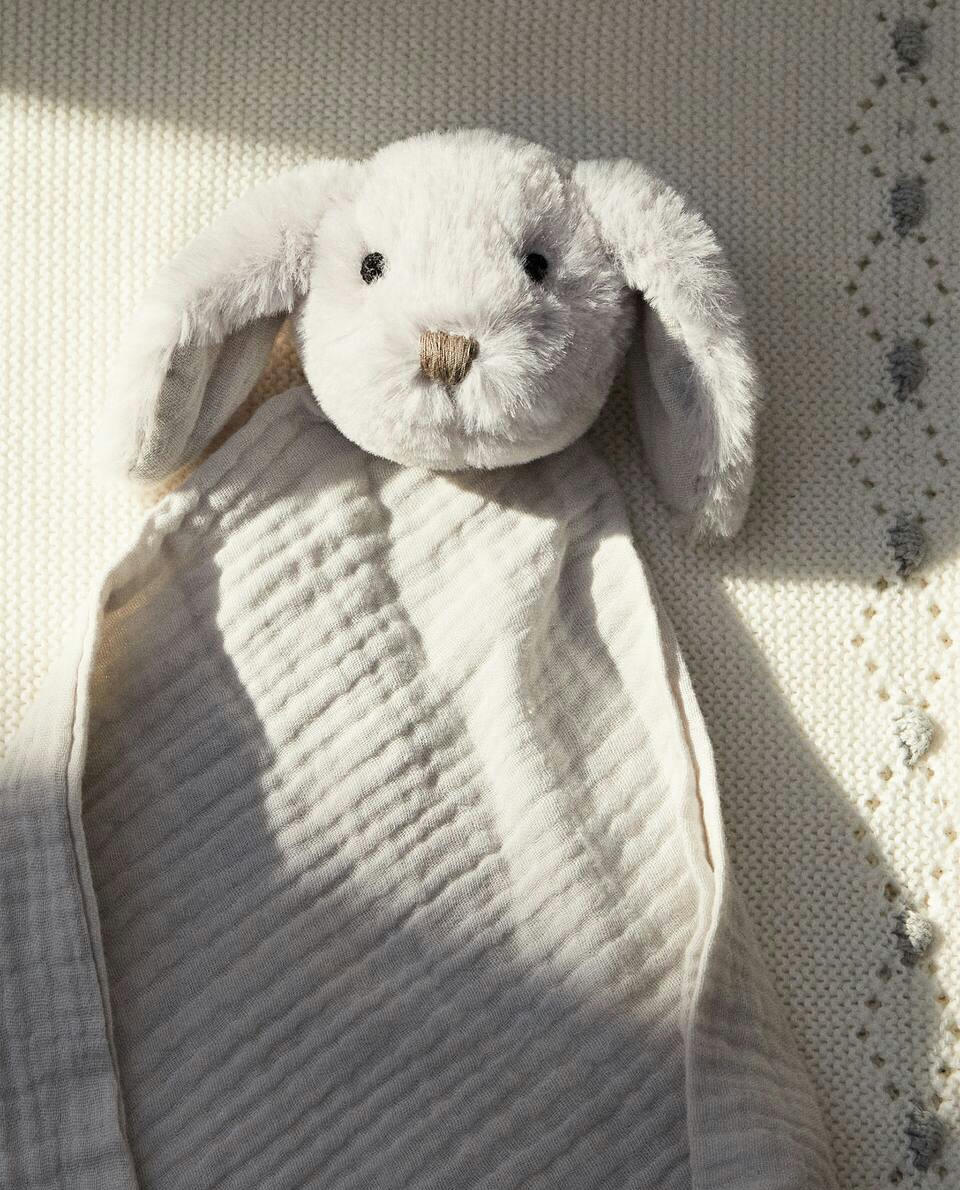 CHILDRENS BUNNY CUDDLY SOFT TOY