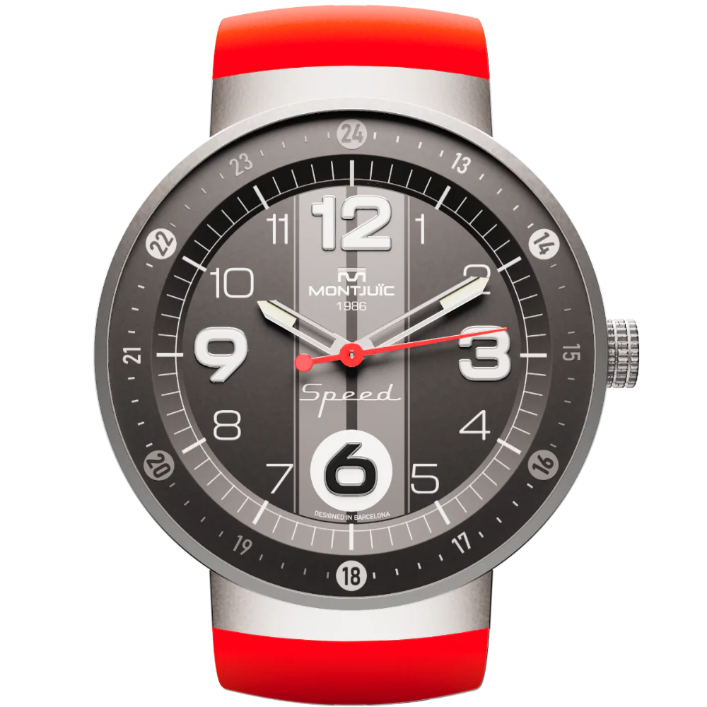 Zegarek Montjuïc Speed Sport Grey Stripes SS - MJ1.0903.S