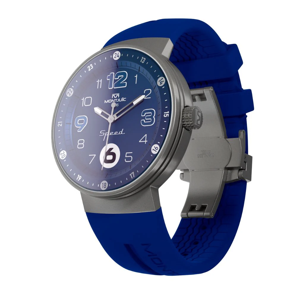 Zegarek Montjuïc Speed Blue Elegance SS - MJ1.0204.S