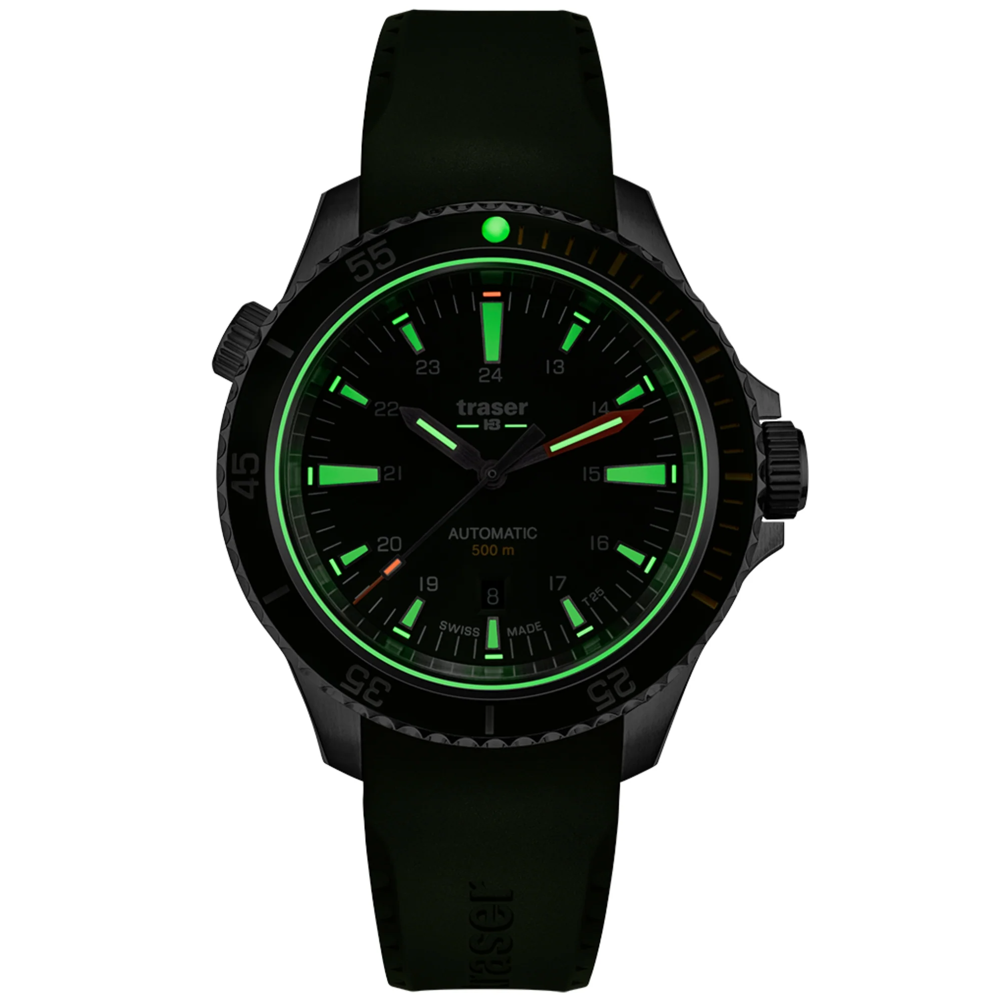 Zegarek męski Traser P67 Diver Automatic Green - 110327