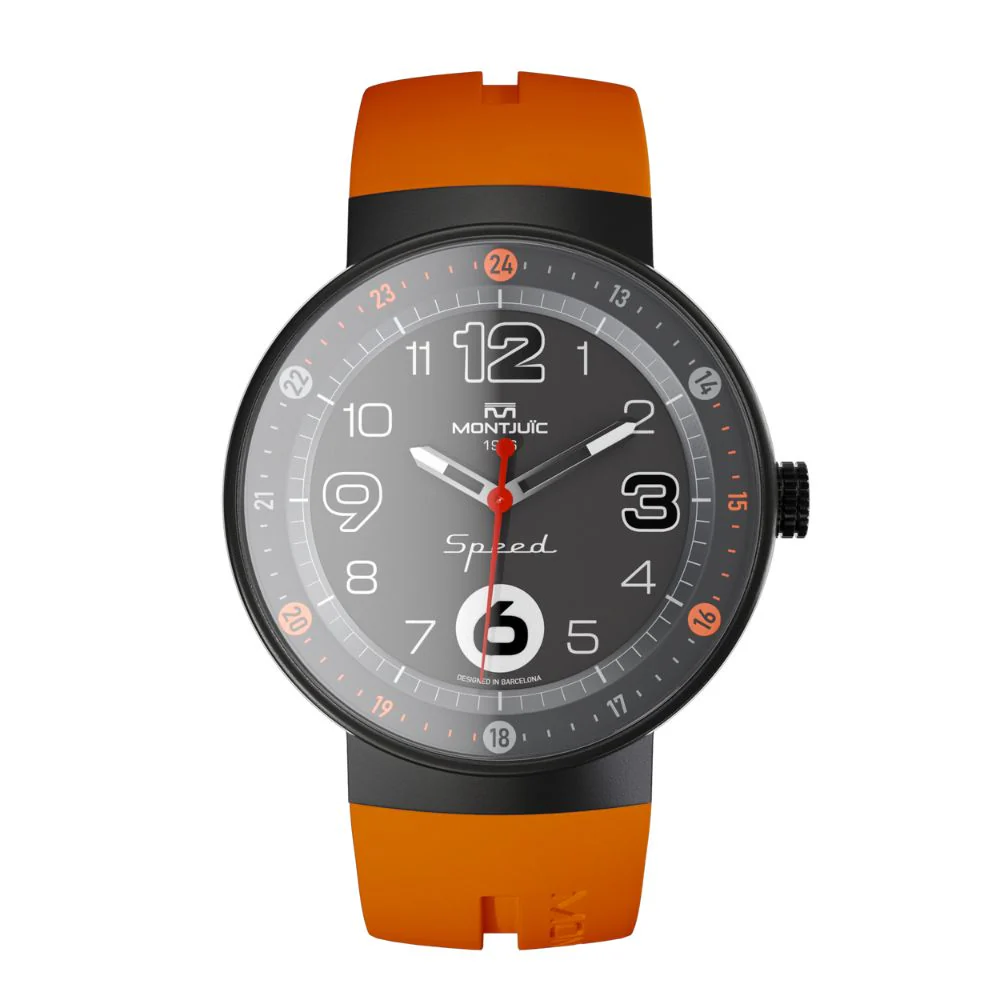Zegarek Montjuïc Speed Orange Standard PVD - MJ1.0101.B