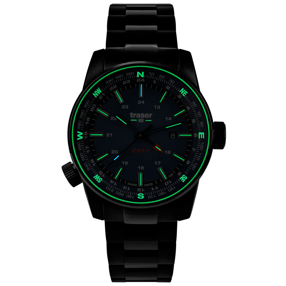 Zegarek męski Traser P68 Pathfinder GMT Green - 109525