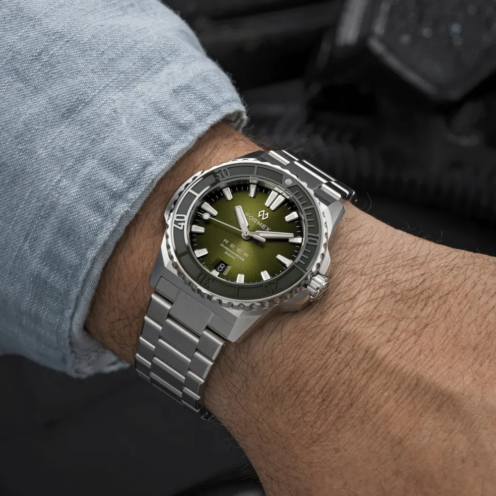 Zegarek FORMEX Reef Green 39,5 COSC - 2201.1.6300.910