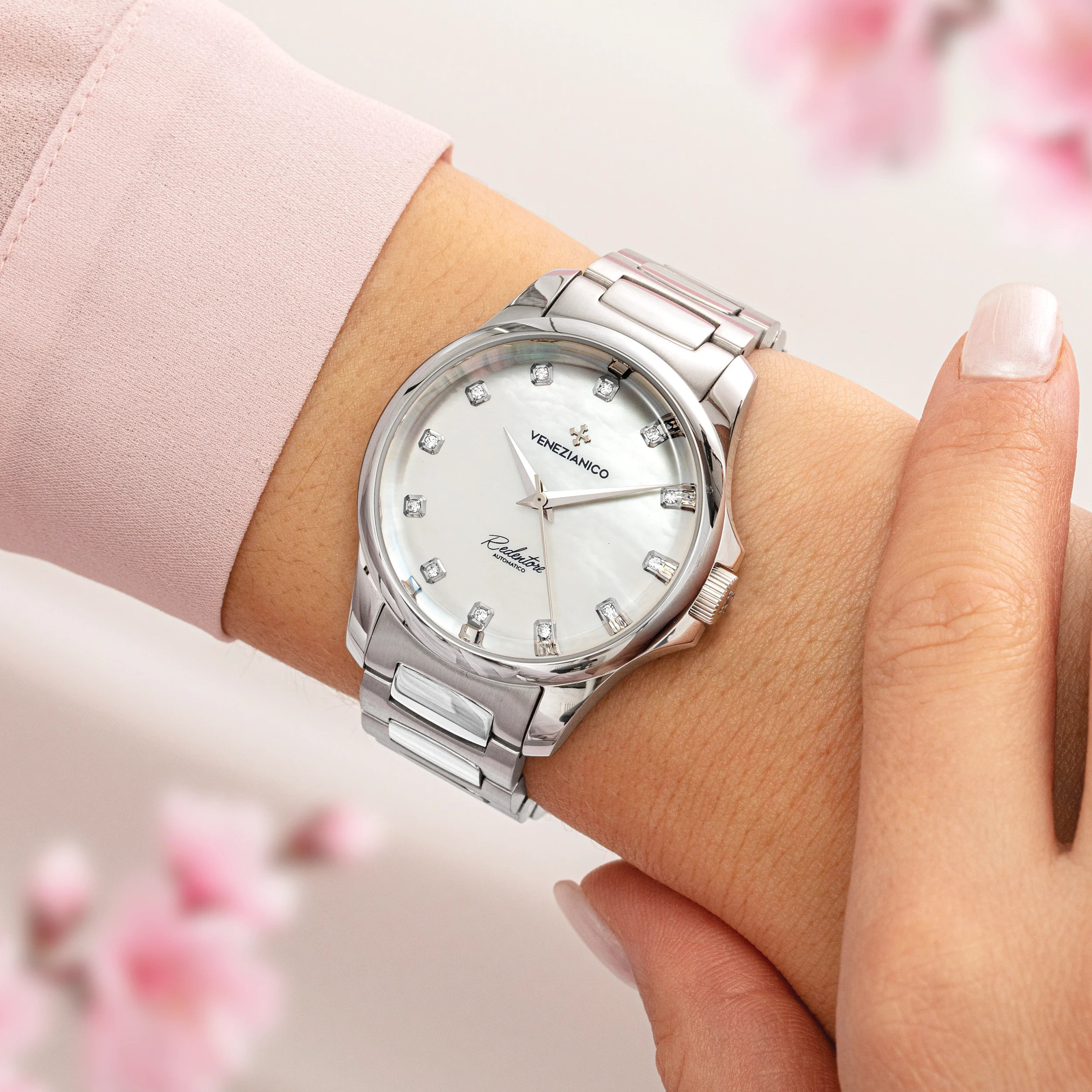 Zegarek damski Venezianico Redentore 36 Diamond - 1121520C