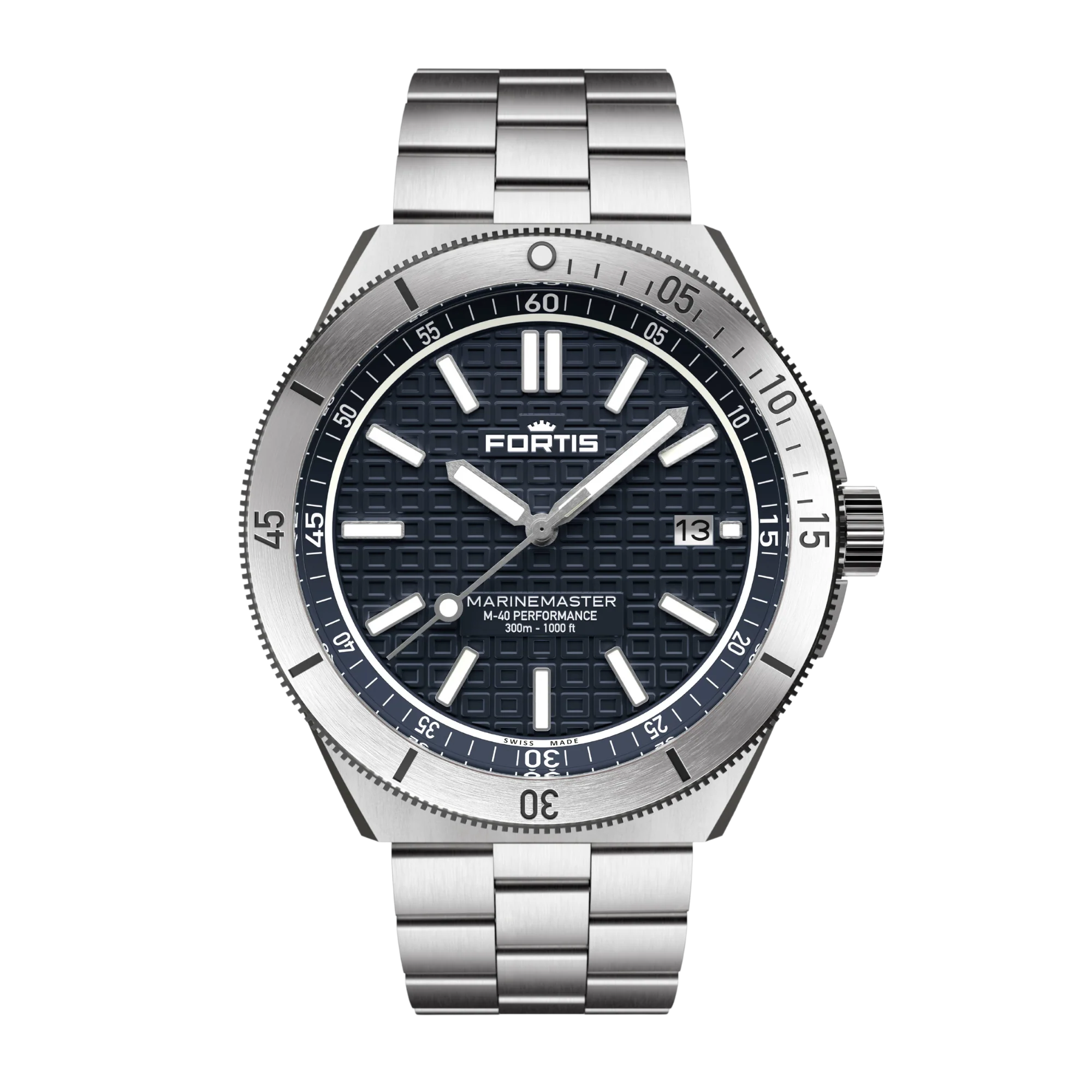 Zegarek Fortis Marinemaster M-40 Gravity Black - 8120027