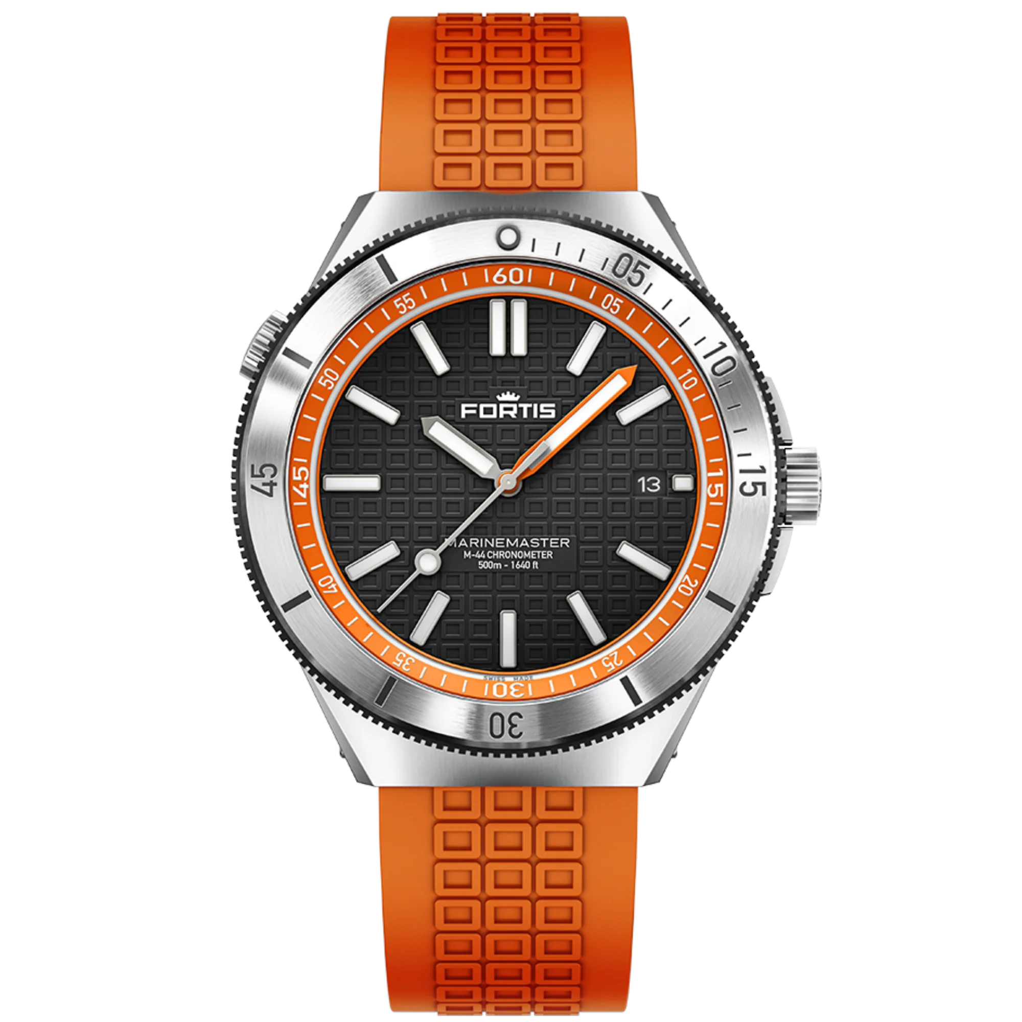 Zegarek Fortis Marinemaster M-44 Amber Orange - 8120013