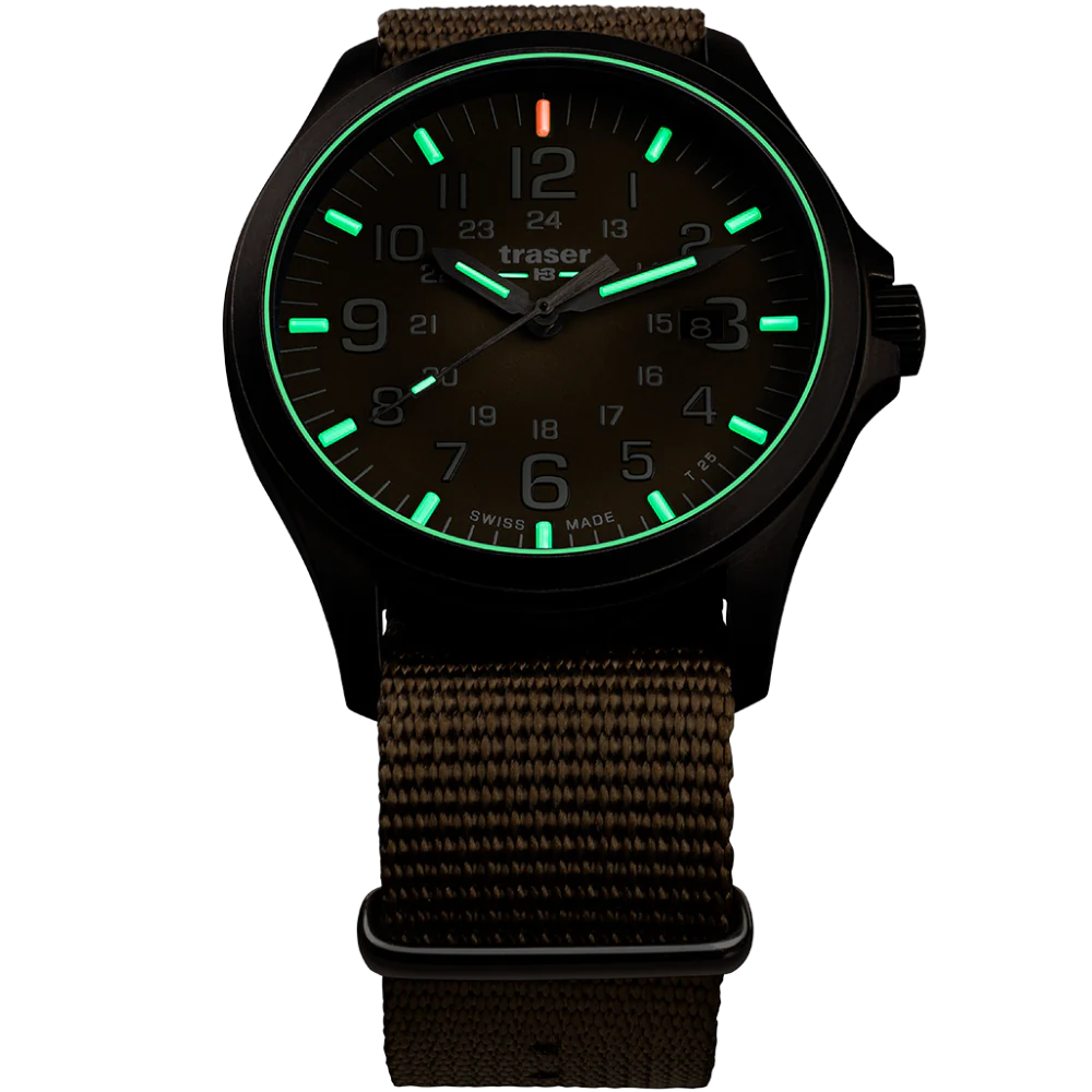 Zegarek męski Traser P67 Officer Pro GunMetal Khaki - 108631