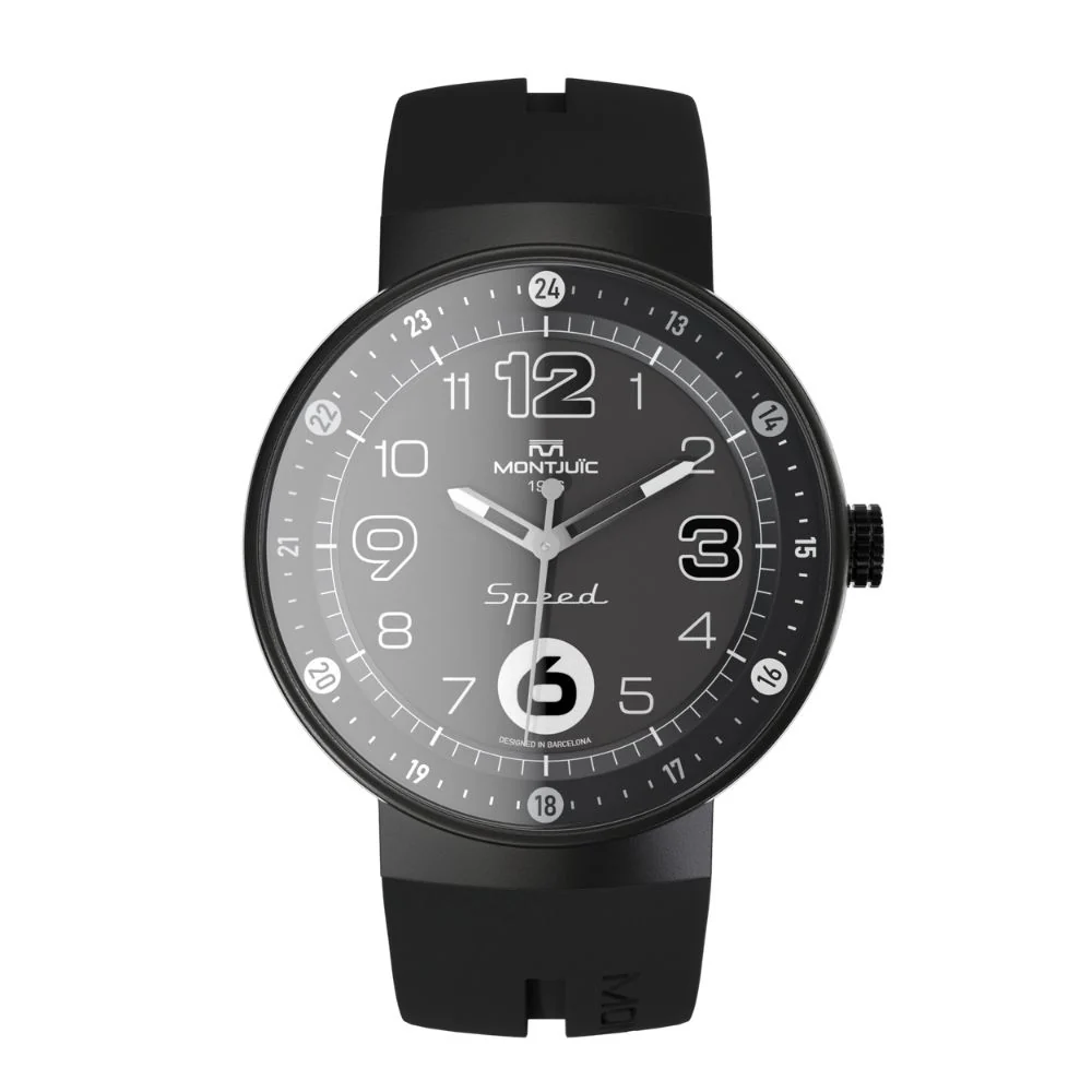 Zegarek Montjuïc Speed All Black Elegance PVD - MJ1.0103.B