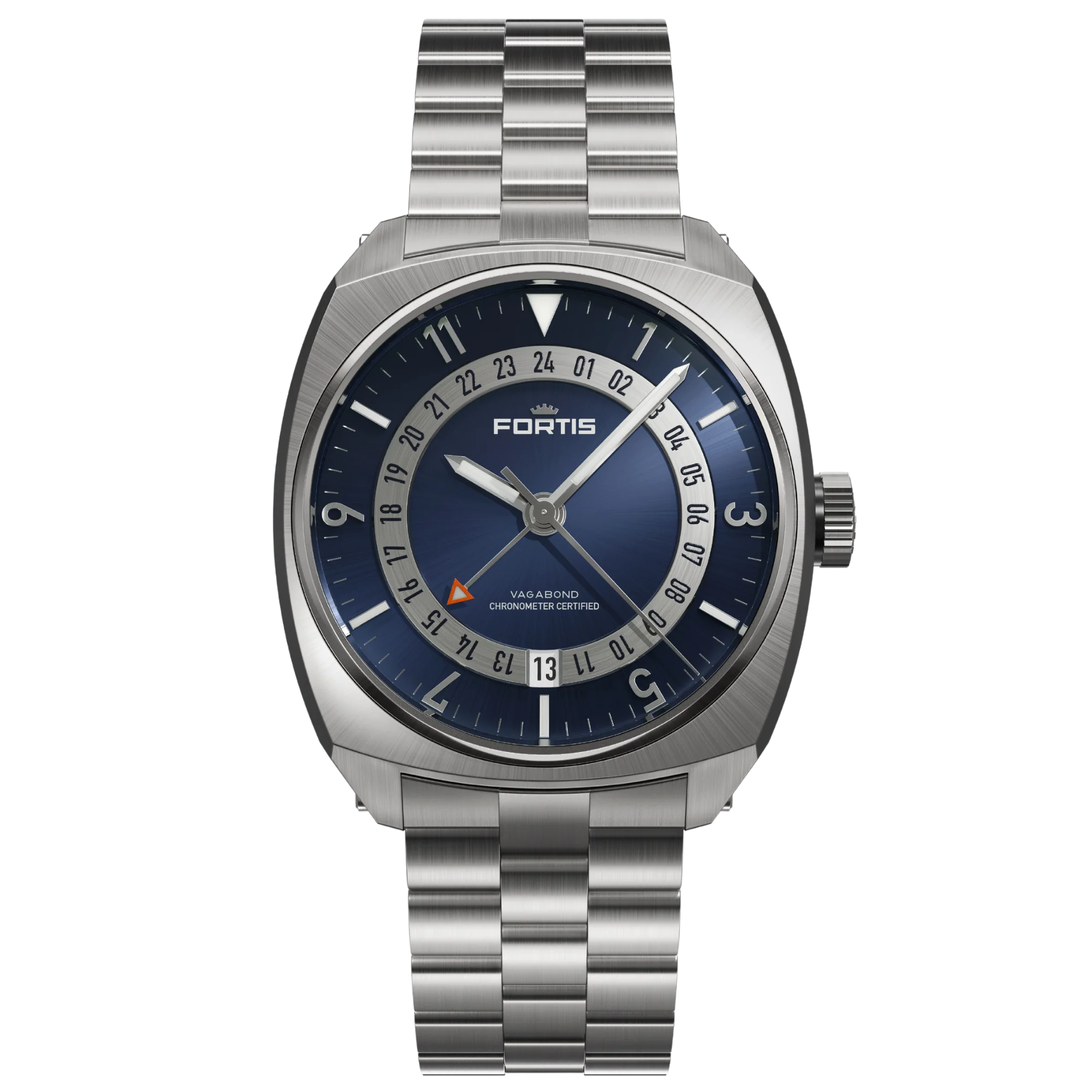 Zegarek Fortis Vagabond V-40 Blue Dusk COSC - F6660002