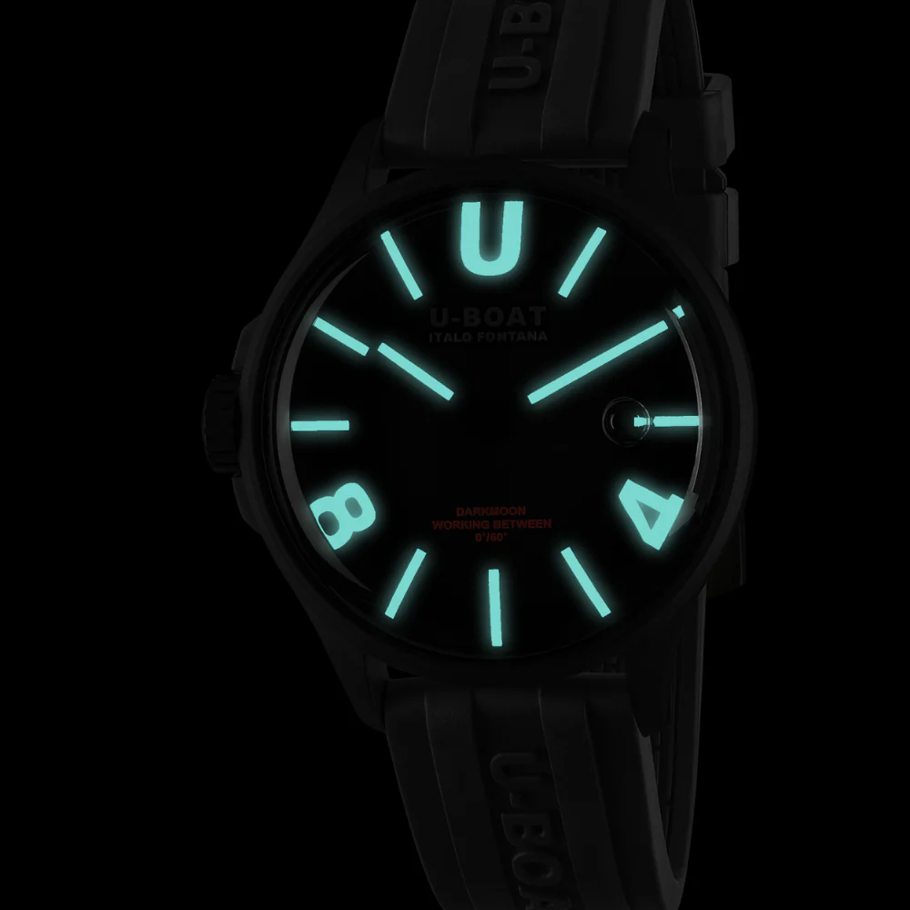 Zegarek U-BOAT Darkmoon 40 mm Black PVD - 9545