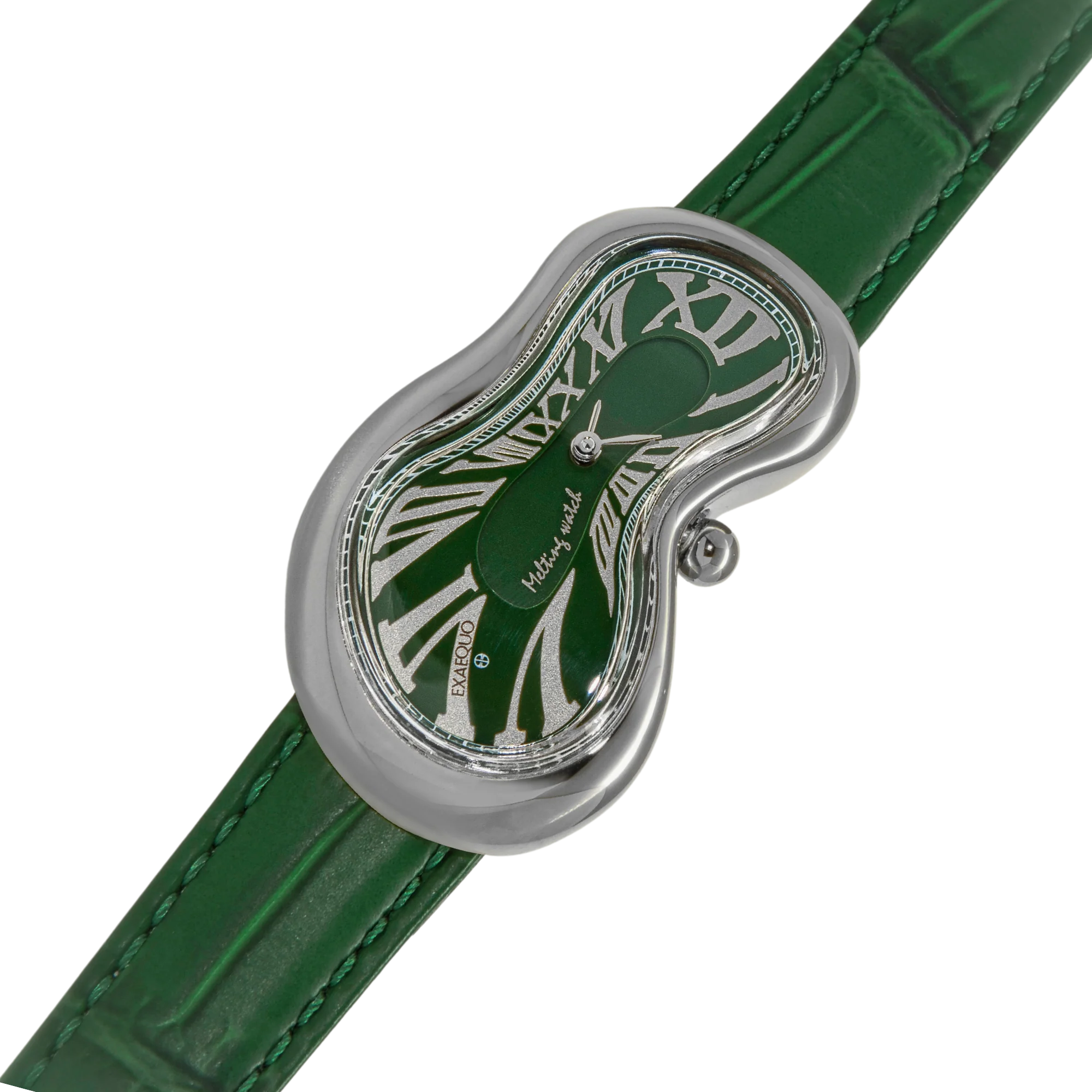 Zegarek Exaequo Melting Watch Silver Green - EX0001.0005