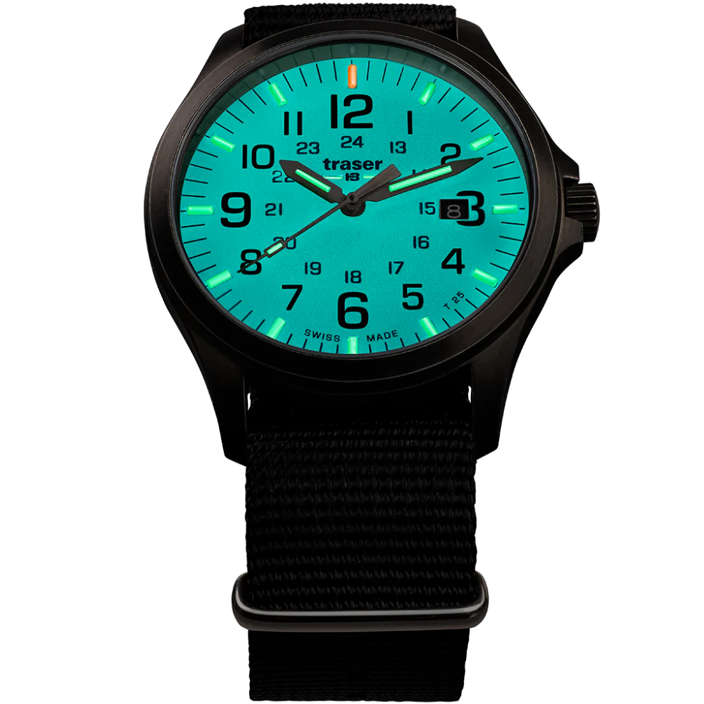 Zegarek męski Traser P67 Officer Pro GunMetal SkyBlue - 108647