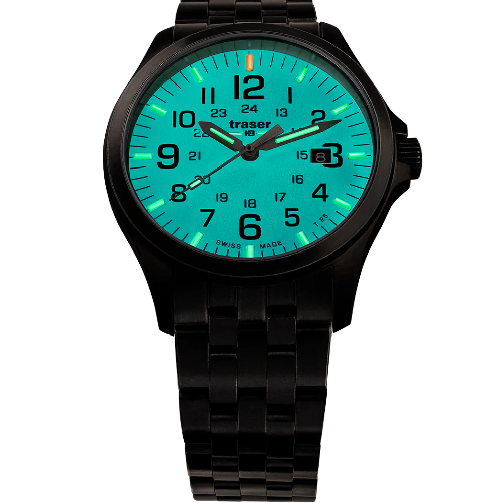 Zegarek męski Traser P67 Officer Pro GunMetal SkyBlue - 108740