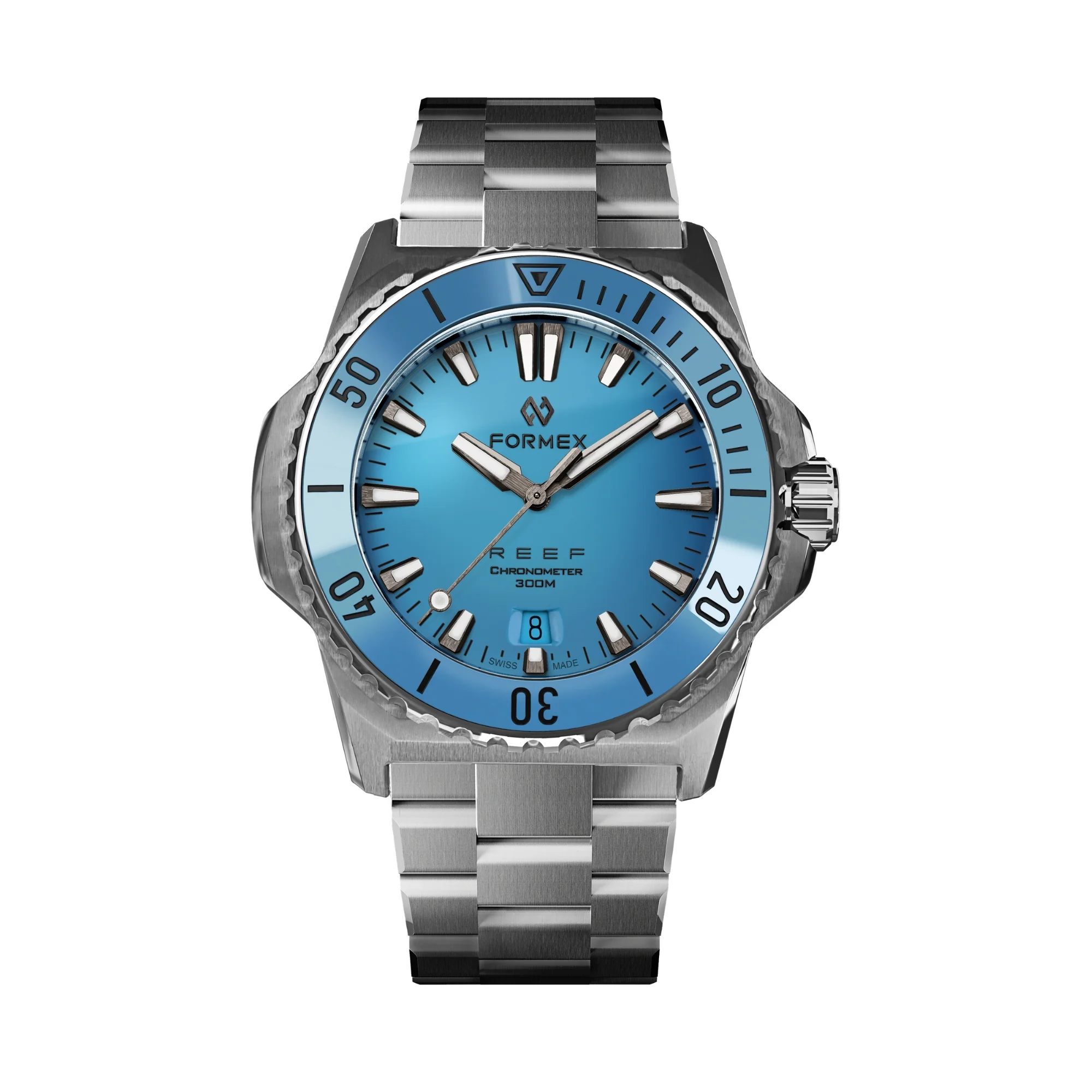 Zegarek FORMEX Reef Bahama Blue 39,5 COSC - 2201.1.6367.100