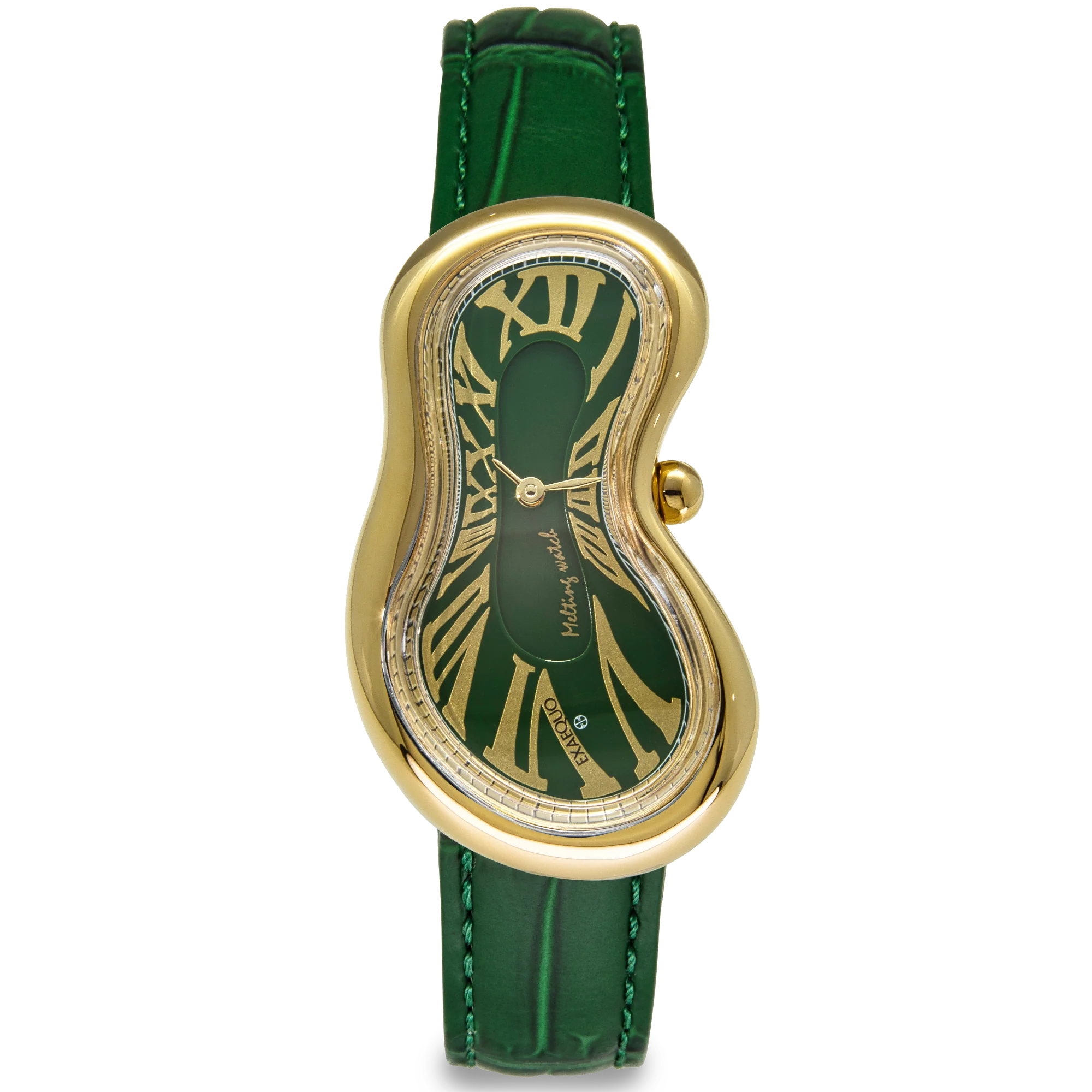 Zegarek Exaequo Melting Watch Gold Green - EX0002.0005
