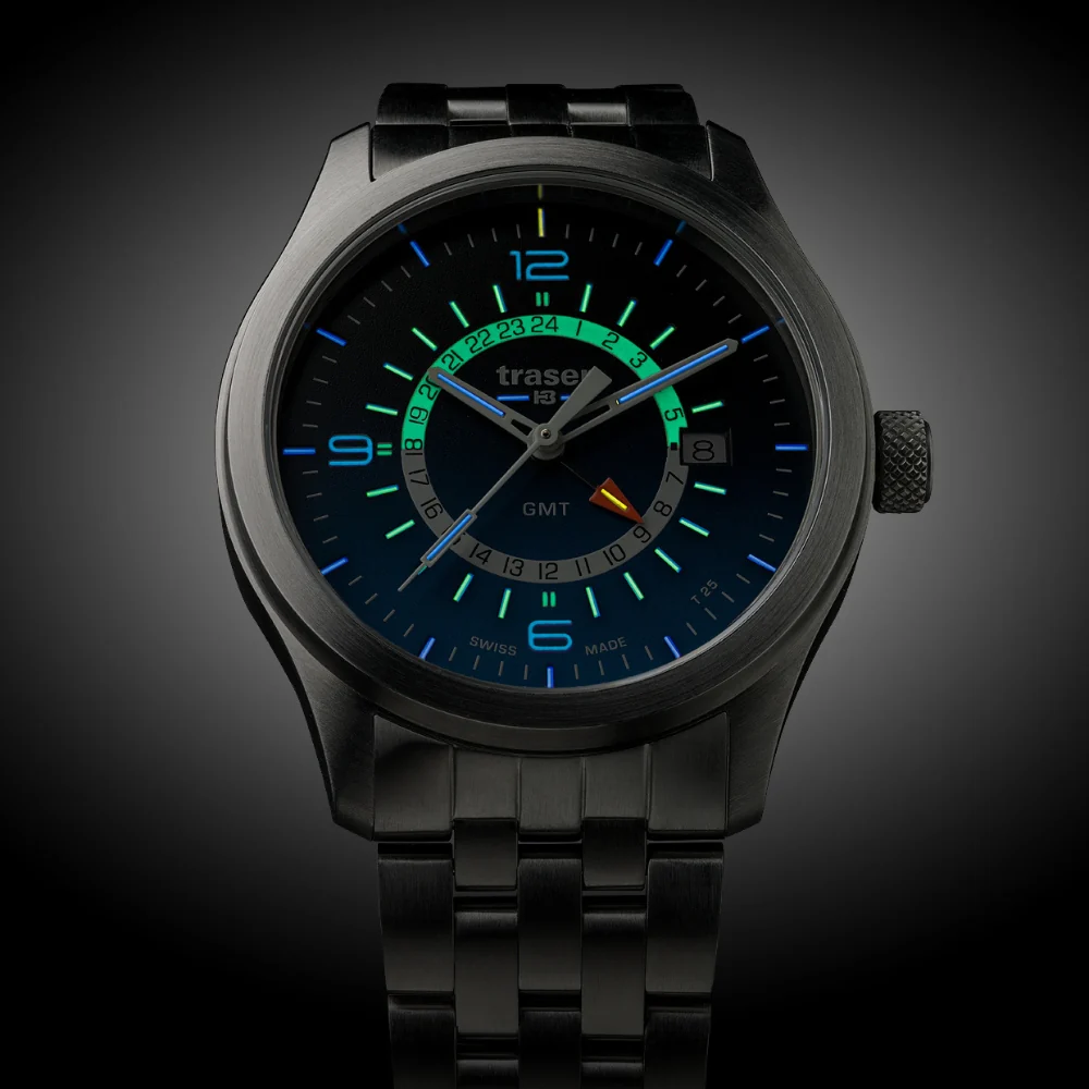 Zegarek męski Traser P59 Aurora GMT Blue - 107036