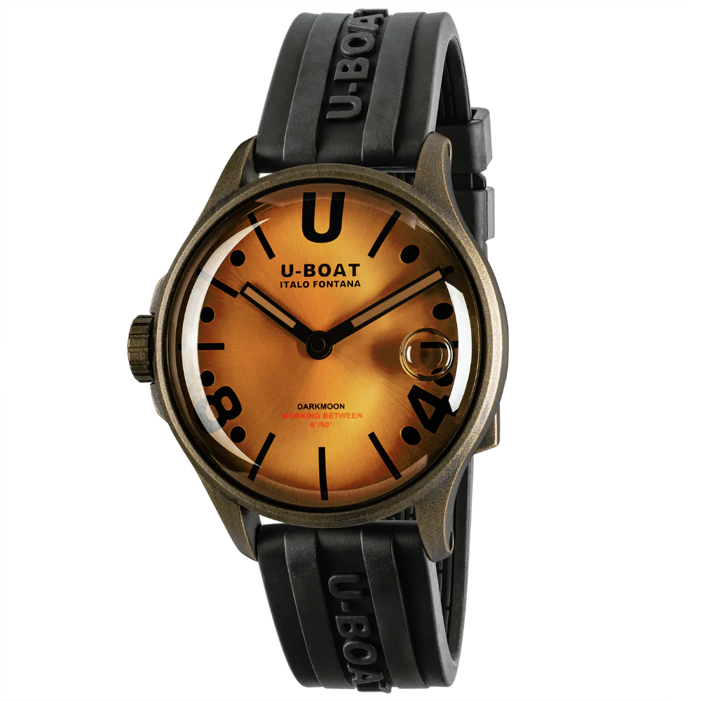 Zegarek U-BOAT Darkmoon 40 mm Black Vintage - 9547