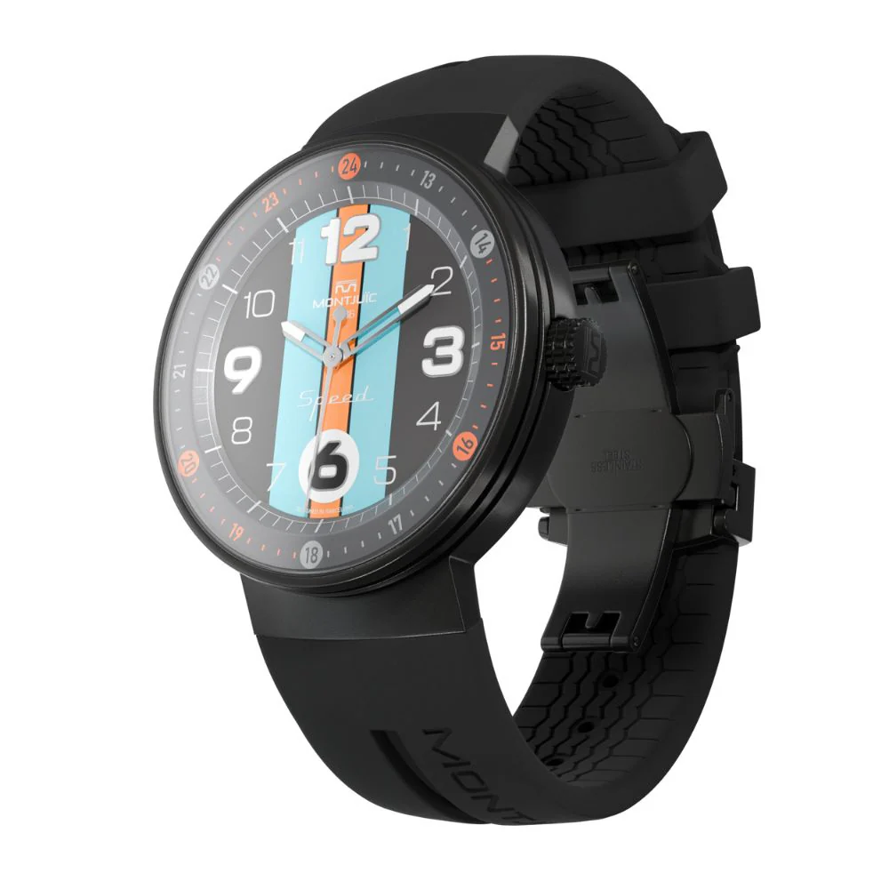 Zegarek Montjuïc Speed 917K Orange Special PVD - MJ1.1201.B