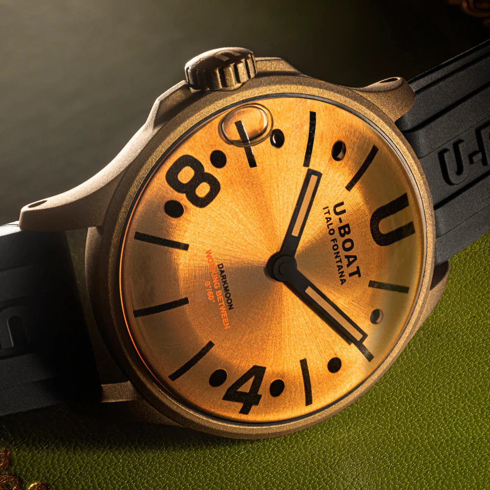 Zegarek U-BOAT Darkmoon 40 mm Black Vintage - 9547