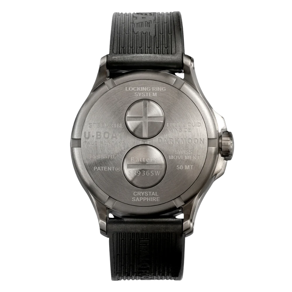 Zegarek U-BOAT Darkmoon 44 mm Green SS Soleil - 8702/D