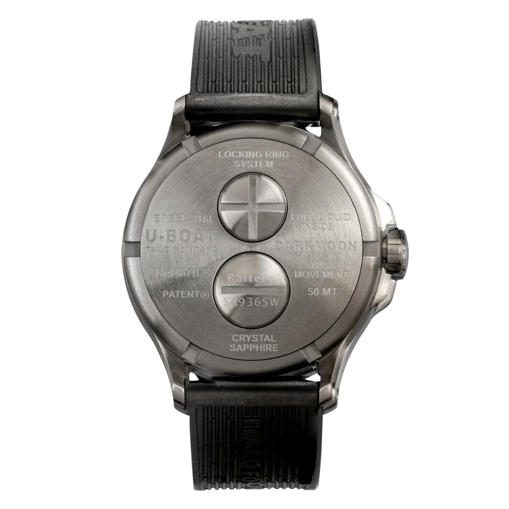 Zegarek U-BOAT Darkmoon 44 mm Blue SS Soleil - 8704/D