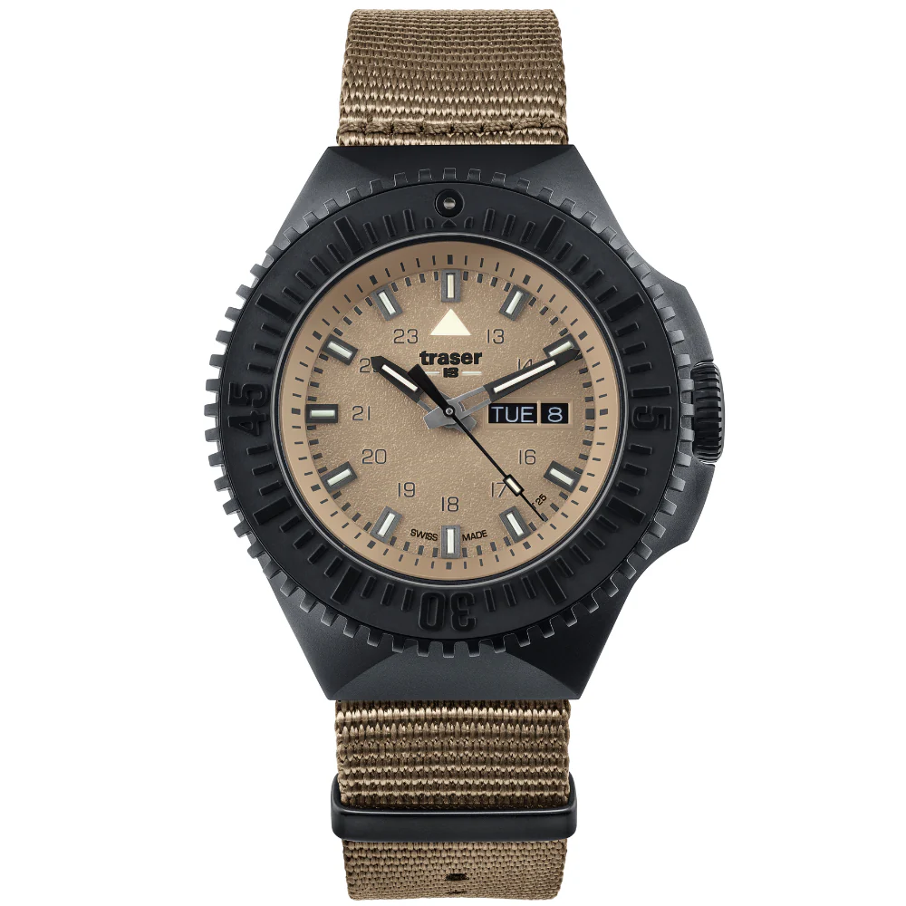 Zegarek męski Traser P69 Black Stealth - Sand - 109860