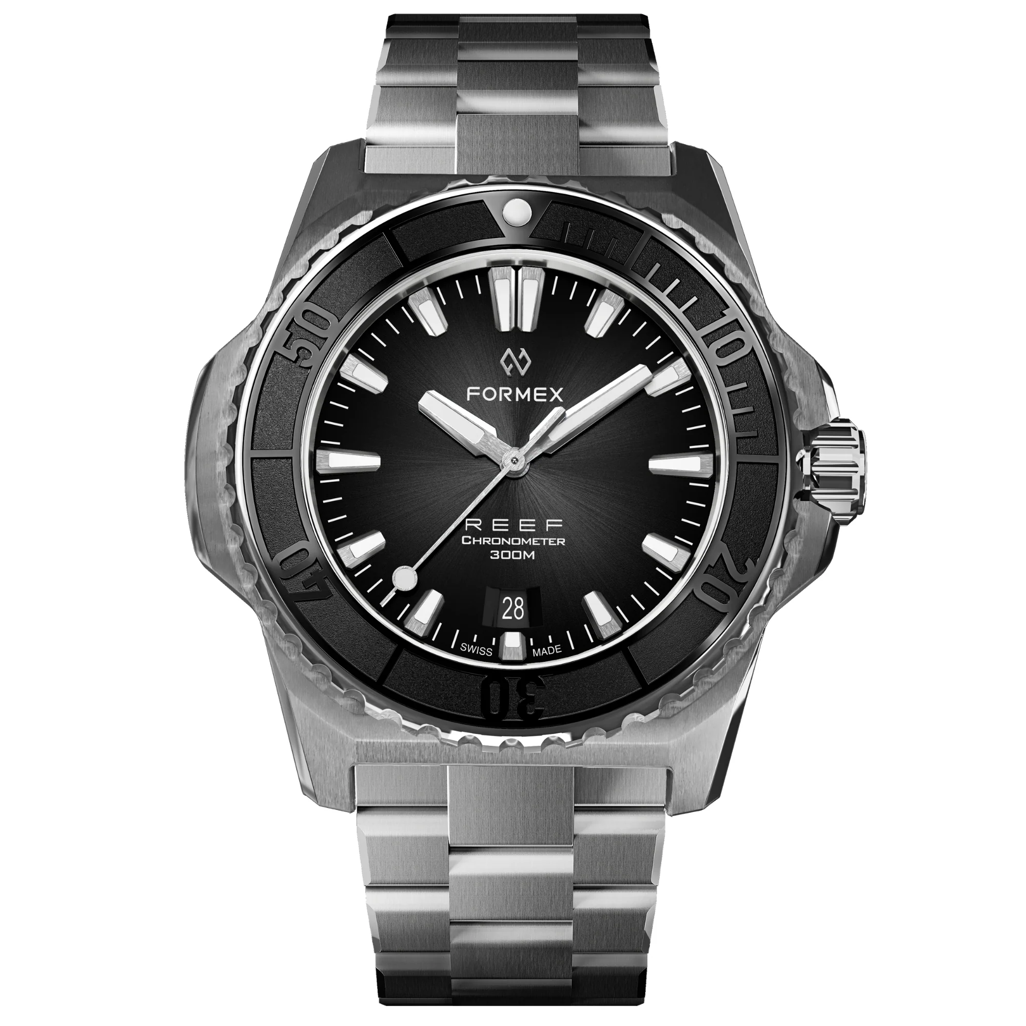 Zegarek FORMEX Reef Black 42 COSC - 2200.1.6322.100